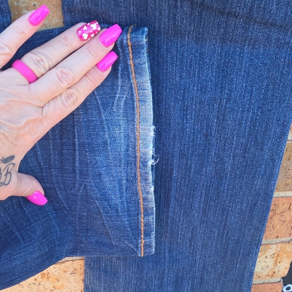 Rue21 Distressed Blue Boot Cut Jeans - Picture 5 of 16